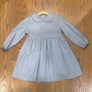 Fleurisse Chambray Toddler Girl Dress 3Y